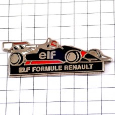 ピンバッジ・F1ルノー黒い車エルフ石油レース仕様 RENAULT FRANCE