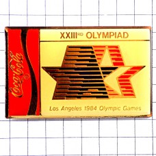 ピンバッジ・ロサンジェルス五輪オリンピック星コカコーラスポンサー LOS-ANGELES-1984  USA COCA-COLA