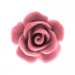 ピンバッジ・NEW!ローズイビスピンク色の ローズ 薔薇 バラ の 花 ピンバッチ ばら 金色の針 ピンズ