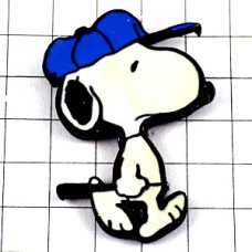 ピンバッジ・スヌーピーゴルファー青い帽子 SNOOPY