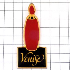 ピンバッジ・イブロシェのパルファン赤い香水壜 VENISE YVES-ROCHER