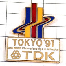 ピンバッジ・ＴＤＫ東京世界選手権陸上競技1991年東京