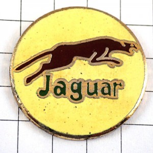 ピンバッジ・ジャガー豹ロゴ車 JAGUAR ENGLAND