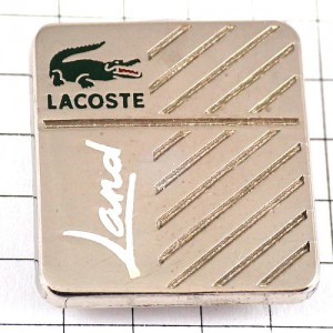 ピンバッジ・ラコステ香水みどりワニ鰐 LACOSTE LACOSTE-LAND