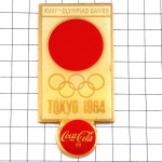 ピンバッジ・コカコーラ東京オリンピック五輪1964年