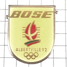 ピンバッジ・アルベールビル五輪ボーズBOSE音楽機器オリンピック冬季スポンサー1992年 ALBERTVILLE-1992 SAVOIE FRANCE