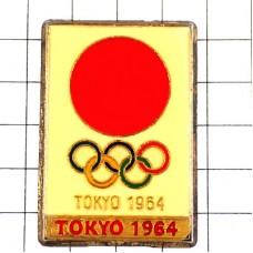 ピンバッジ・東京オリンピック五輪1964年エンブレム赤い丸