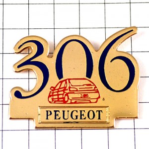 ピンバッジ・プジョー３０６小型車 PEUGEOT FRANCE