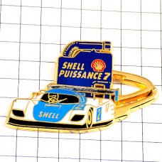 ピンバッジ・ポルシェ車レース仕様シェル石油 PORSCHE GERMANY SHELL ENGLAND