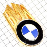 ピンバッジ・ＢＭＷ金色ゴールド文字とエンブレム車 BMW GERMANY