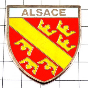 ピンバッジ・アルザス王冠の紋章 ALSACE FRANCE