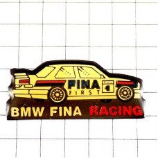 ピンバッジ・BMW/ラリーレース仕様の車FINA