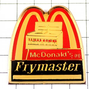 ピンバッジ・マクドナルドＭフライマスターフライドポテト機械