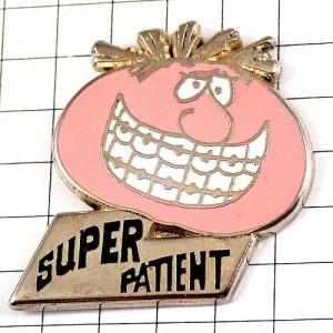 ピンバッジ・歯の矯正歯医者さんスーパーすごい患者さん DENTISTE SUPER-PATIENT FRANCE