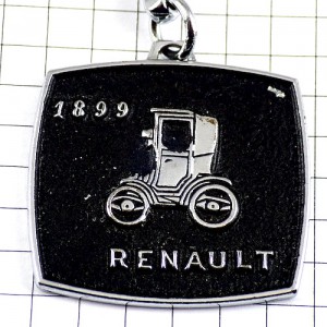 キーホルダー・アンティークカー車ルノー1899年 RENAULT FRANCE