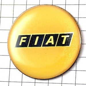 ピンバッジ・フィアット車エンブレム丸 FIAT ITALIA ITALY