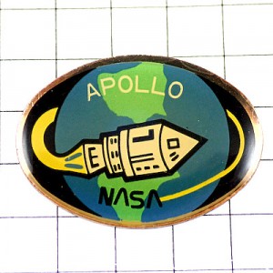 ピンバッジ・アポロ計画アメリカ宇宙NASAスペースシャトル/USA APOLLO