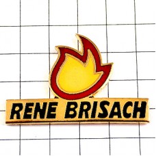 ピンバッジ・暖炉ヒーティング燃える炎 RENE-BRISACH CHEMINEY HEATING FIRE