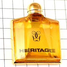 ピンバッジ・ゲラン香水エリタージュ壜 GUERLAIN HERITAGE