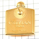 ピンバッジ・ゲラン香水エリタージュ壜 GUERLAIN HERITAGE