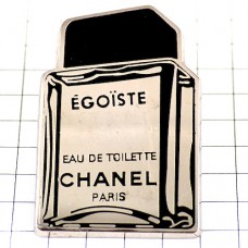 ピンバッジ・シャネル香水エゴイスト銀色壜型 CHANEL EGOISTE