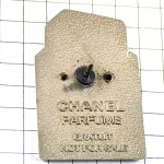 ピンバッジ・シャネル香水エゴイスト銀色壜型 CHANEL EGOISTE