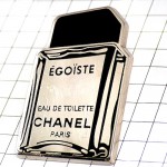 ピンバッジ・シャネル香水エゴイスト銀色壜型 CHANEL EGOISTE