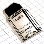 ピンバッジ・シャネル香水エゴイスト銀色壜型 CHANEL EGOISTE