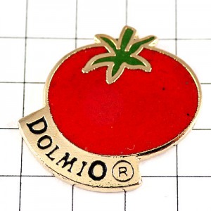 ピンバッジ・真っ赤なトマト野菜 DOLMIO TOMATO ITALIA