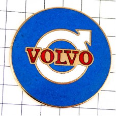 ピンバッジ・ボルボ車エンブレム丸と矢印 VOLVO SWEDEN