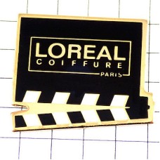 ピンバッジ・ロレアル美容院パリ映画カチンコ小道具 L-OREAL PARIS