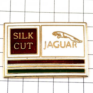 ピンバッジ・シルクカット美容院ジャガー車ロゴ豹 JAGUAR-SILK-CUT JAGUAR ENGLAND