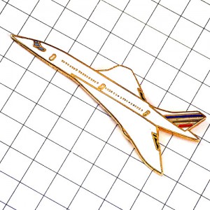 ピンバッジ・コンコルド音速飛行機エールフランス航空 CONCORDE AIR-FRANCE BRITISH-AIRWAYS FRANCE ENGLAND