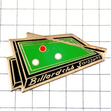 ピンバッジ・ビリヤード玉突き撞球場 BILLIARD SNOOKER BILLARD SOISSONS FRANCE