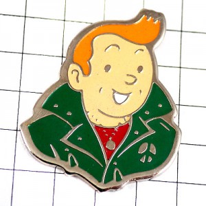 ピンバッジ・タンタンの冒険主人公BD漫画 TINTIN HERGE