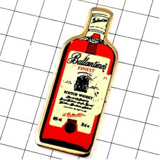 ピンバッジ・バランタインお酒ボトル型ウイスキー瓶 BALLANTINES WHISKY SCOTLAND