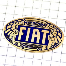 ピンバッジ・フィアット車エンブレム紺色 FIAT ITALIA ITALY