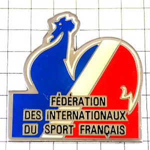 ピンバッジ・フランス国鳥ニワトリ雄鶏スポーツ協会