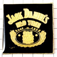 ピンバッジ・ジャックダニエル黒ラベル酒ウイスキー JACK-DANIELS TENNESSEE WHISKY WHISKEY USA