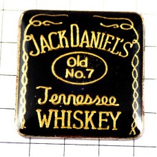 ピンバッジ・ジャックダニエル黒ラベル酒ウイスキー JACK-DANIELS TENNESSEE WHISKY WHISKEY USA