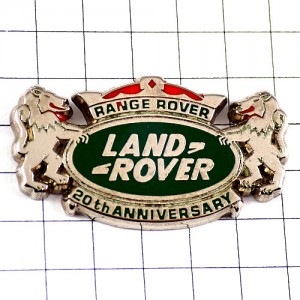 ピンバッジ・ランドローバー車エンブレム英国 ROVER RANGE-ROVER LAND-ROVER ENGLAND