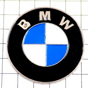 ピンバッジ・BMWビーエム車ロゴ丸型