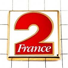 ピンバッジ・フランス国営テレビ２チャンネル数字