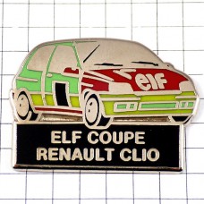 ピンバッジ・ルノークリオELF/エルフ石油レース仕様の車 RENAULT FRANCE