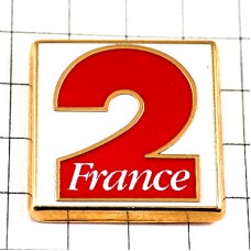 ピンバッジ・フランス国営テレビ２チャンネル数字