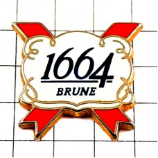 ピンバッジ・ビール酒クローネンバーグ1664 KRONENBOURG