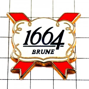 ピンバッジ・ビール酒クローネンバーグ1664 KRONENBOURG