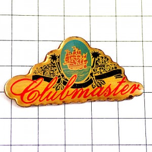 ピンバッジ・クラブマスター古い帆船 CLUBMASTER CIGARILLOS CIGARS ARNOLD-ANDRE