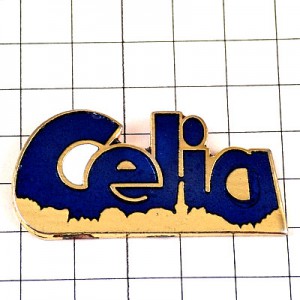 ピンバッジ・セリア青い文字 CELIA