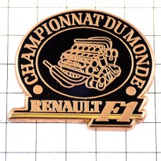 ピンバッジ・ルノーF1エンジン車レース優勝 RENAULT FRANCE